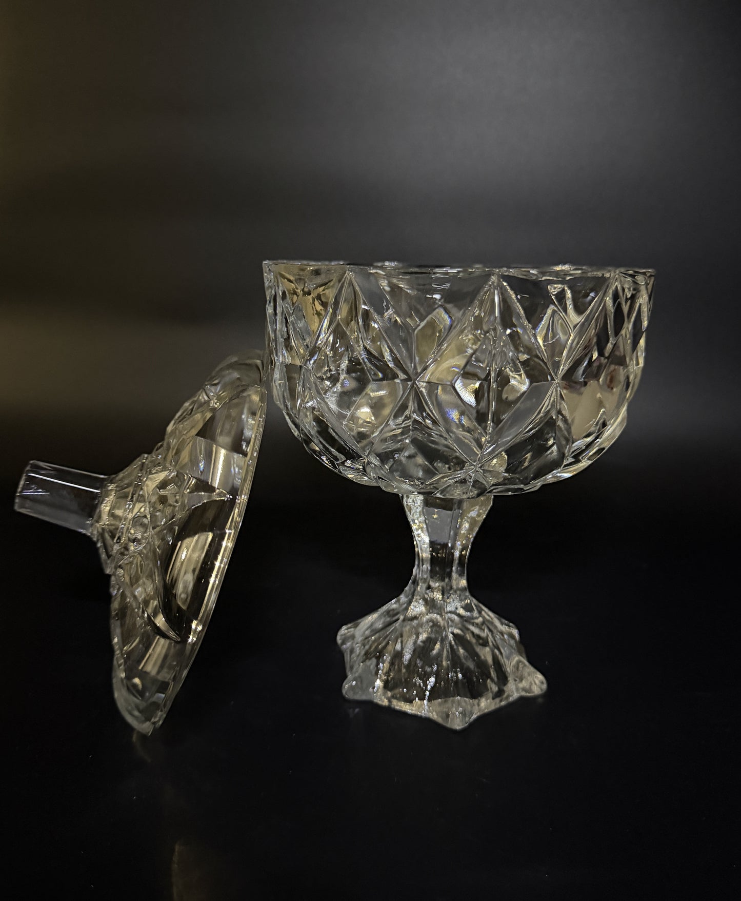 Bomboniera din Sticla cu Picior Rock - Imagine 2