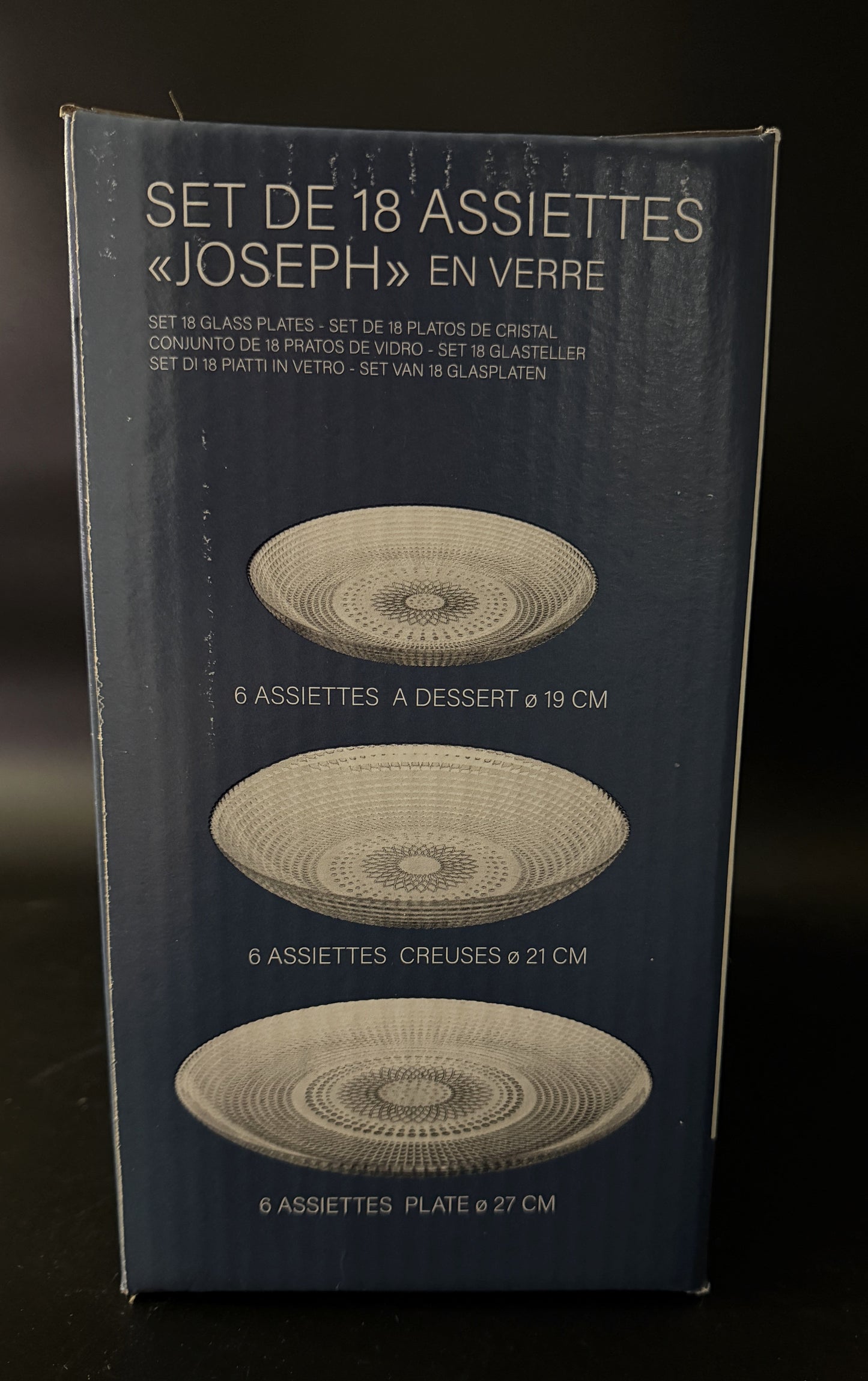Set de Masa Oriental 18 Piese Sticla 3 Modele - Imagine 2