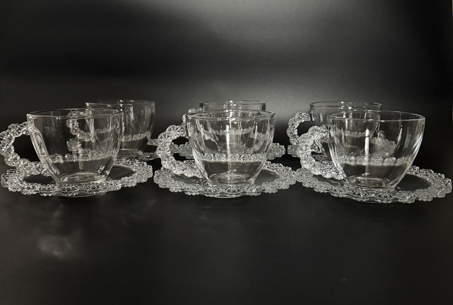 Set de Cesti Elegant din Sticla 12 Piese - Imagine 3