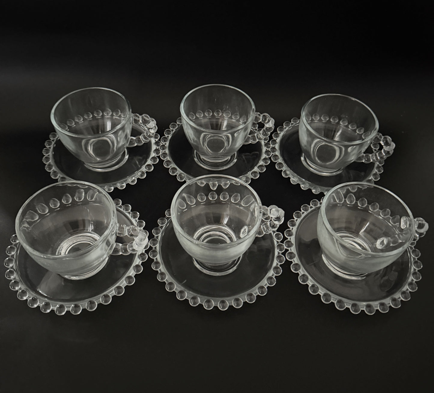 Set de Cesti Pearly din Sticla 12 Piese - Imagine 2