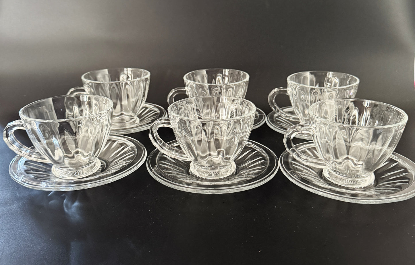 Set Cesti din Sticla Tulip 12 Piese - Imagine 2