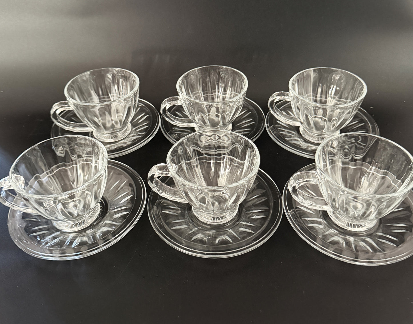 Set Cesti din Sticla Tulip 12 Piese - Imagine 3