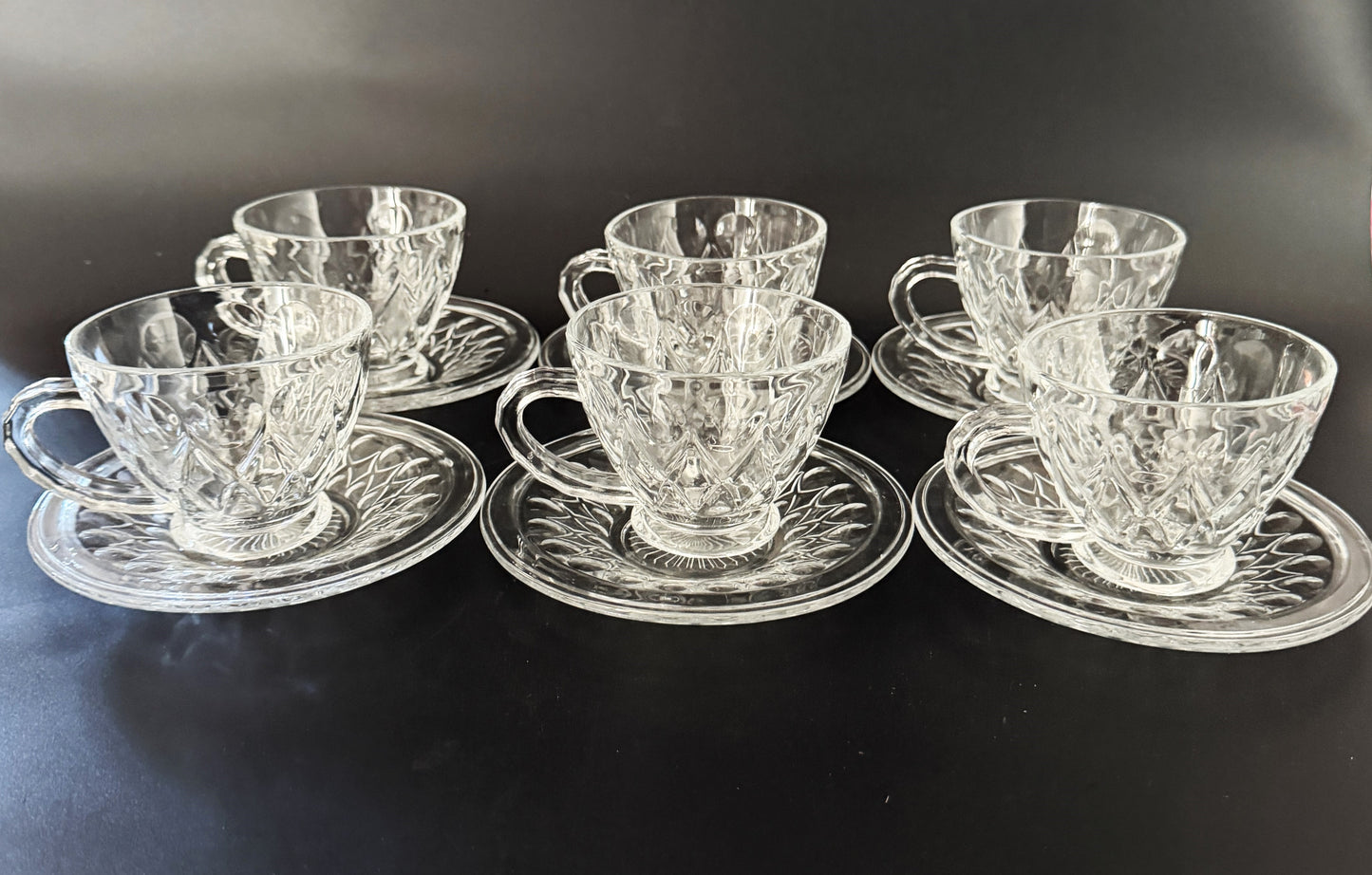 Set Cesti din Sticla Orchid 12 Piese - Imagine 2