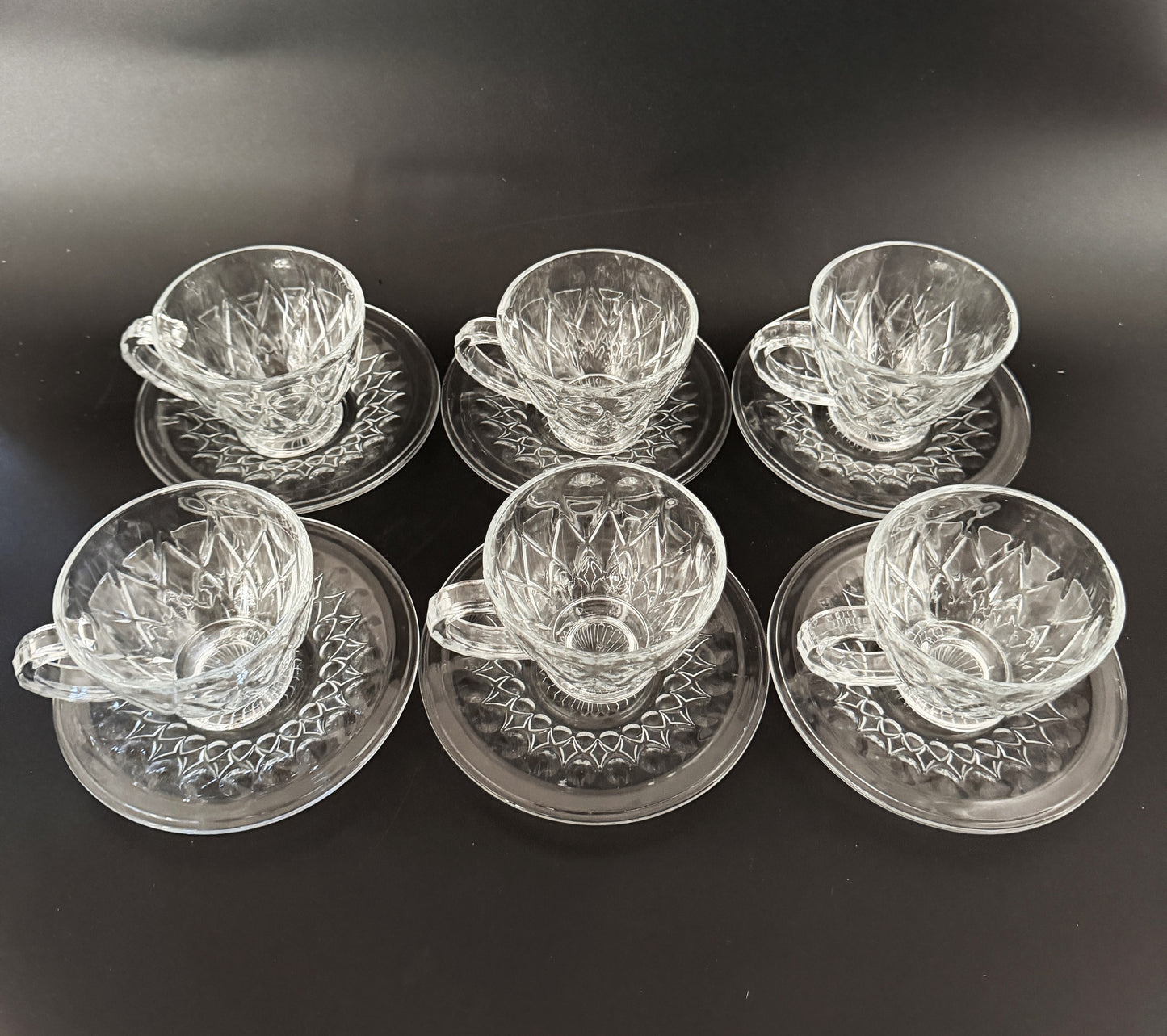 Set Cesti din Sticla Orchid 12 Piese - Imagine 3